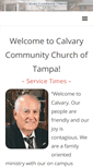 Mobile Screenshot of calvaryoftampa.org